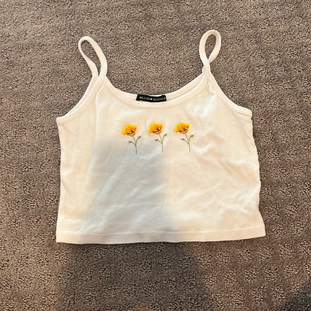 very cropped brandy melville tank